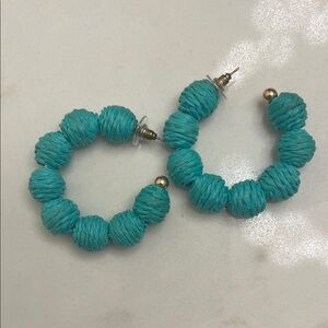 Turquoise Hoop Earrings